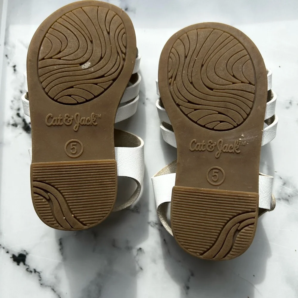 Cat & Jack White Kids Sandals